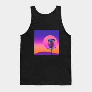 Disc Golf Against Florida Sunset Tank Top